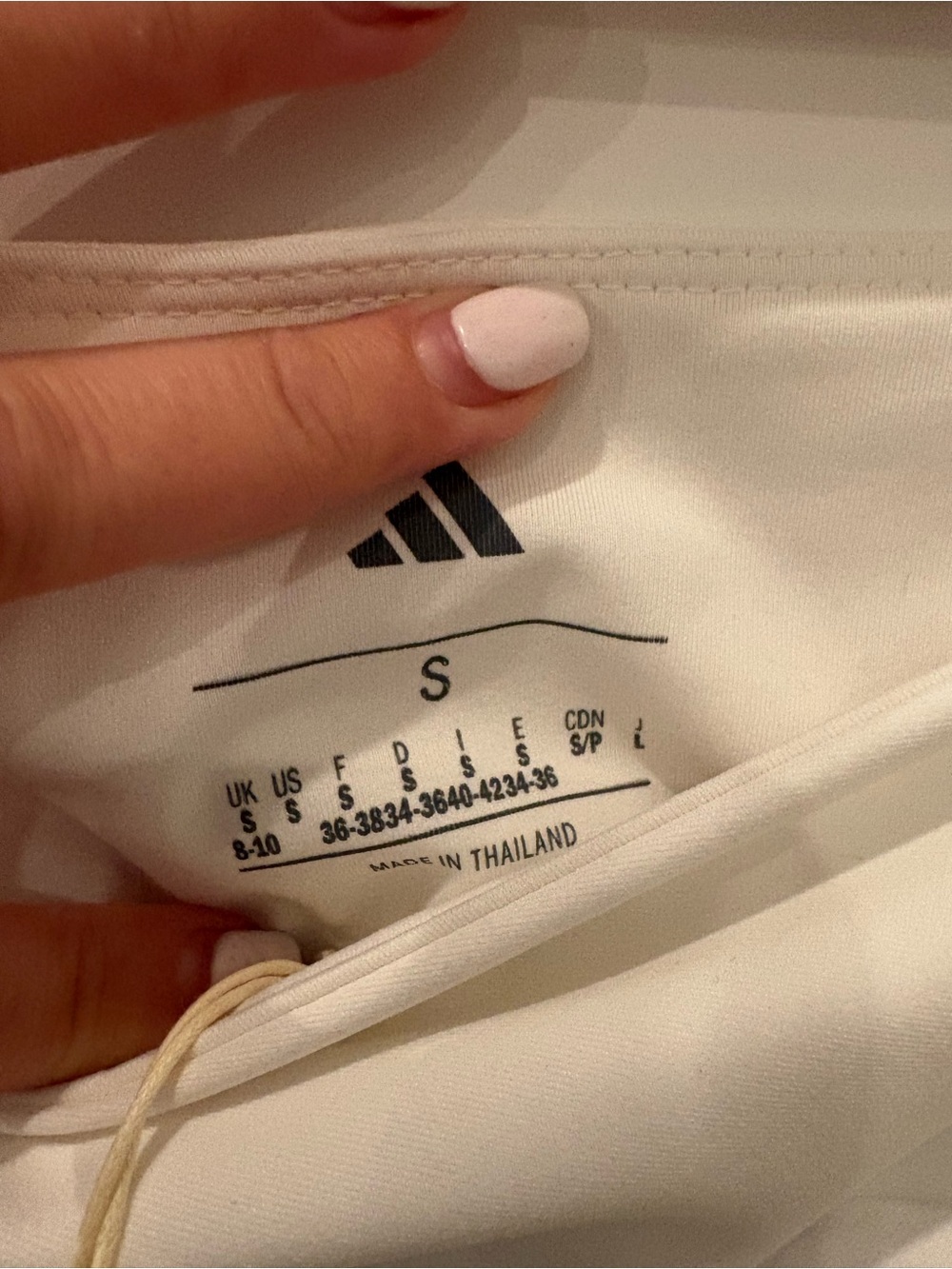 Brand new with tags, white Adidas skort sz S - Picture 2 of 5